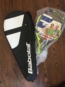 Babolat Pure Aero 2016 Tennis Unstrung Racquet  4 3/8 NEW with case