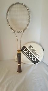 Vintage T2000 Wilson Tennis Racket Racquet Steel - Made in USA