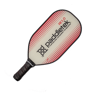 New Paddletek Helo Elongated Polymer Pickleball Paddle Red Warranty 10% OFF MRSP