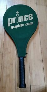 Prince Graphite Comp Series 90  Mid Midsize Tennis Racket with Cover-Nice!