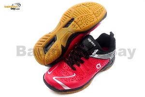Apacs Cushion Power 076 Red Badminton Shoes With Improved Cushioning