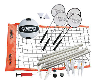 Triumph Sports USA Advanced Badminton/Volleyball Set image 1