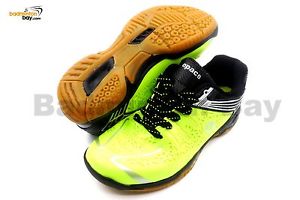 Apacs Cushion Power 076 Neon Green Badminton Shoes With Improved Cushioning