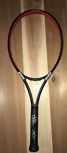 Prince Tennis Racquet Textreme Warrior 107 Bryan Brothers Signed image 1