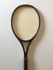 VINTAGE CLASSIC 1980s PRINCE WOODIE WOOD-GRAPHITE OVERSIZE TENNIS RACQUET  4 3/8