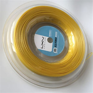 Big Banger LUXILON Alu power Rough Tennis String 1.25mm 660ft No printing Gold