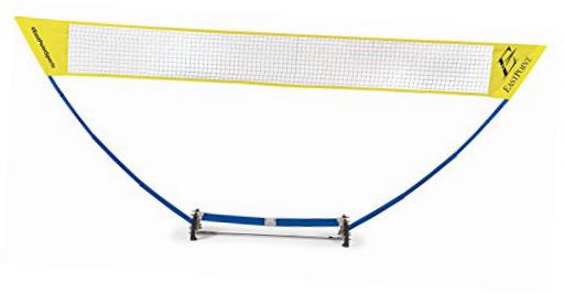 easy setup badminton set blue