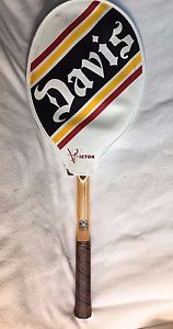 Vintage TAD Davis Victor Hi-Point Wood Tennis Racquet 2L w/ Cover