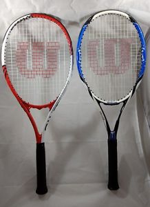 Wilson Pro Six and Roger Federer 110 raquets