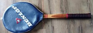 Dunlop Maxply Fort Wooden Tennis Racket Made in England 4-1/2 Light
