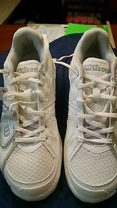 Wilson Women's Tennis Shoes US Size 8- Style Rush 2 - White/Steel Grey/White