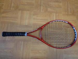 Prince O3 Speed Zone Red 105 head 4 1/2 grip Tennis Racquet