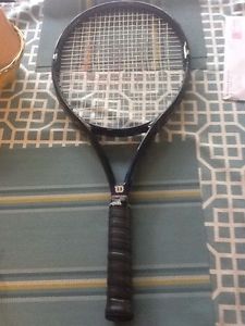Wilson Pro Staff 5.5 si, 4 1/2" Oversize 110 OS Tennis Racquet w/ Case GREAT!