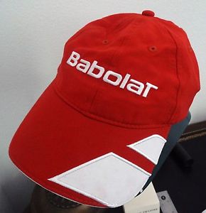 *NEW* Babolat Tennis Red Baseball Cap Hat