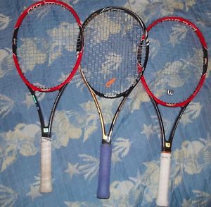 Selling 2x Wilson RF97 Pro Staffs And 1x Willson BLX Blade 98 USED GREAT COND*