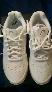 HEAD Women's US Size 8.5 "Sprint Pro" Tennis Shoes -White/Grey/Silver