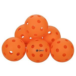Onix Pure 2 Indoor Pickleball Balls Orange (12-Pack)