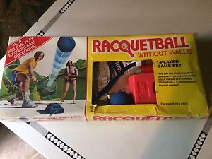 Vintage Jokari Racquetball without the Walls Solo Set  NOS 1981 Complete