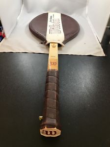 Wilson Jack Kramer Jr Autograph Wood Tennis Racquet Vintage Made In USA