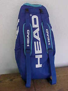 HEAD Tour Team 6/R Back Pack TENNIS BAG Climate Control Blue/Orange/White