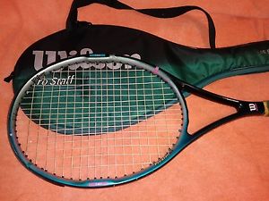 Wilson Pro Staff 6.0  Dual Taper Beam 95 sq In 41/4 Tennis Racket w/Case
