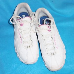 K-Swiss Women's Grancourt  Leather Tennis Trainers Sport 10