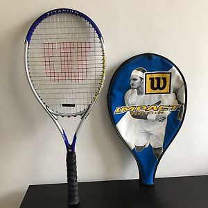 Wilson Impact Titanium Tennis Racket With Case