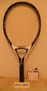 Wilson K Factor K One 122 SOS Tennis Racquet 4 5/8 - NEW GRIP - VGC - RARE