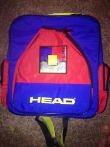 Head Tennis Backpack Retro Look Mint Loud Hip Hop RnB