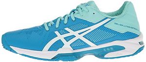 ASICS GEL Solution Speed 3 Women's tennis shoes sneakers - Aqua/White/Blue