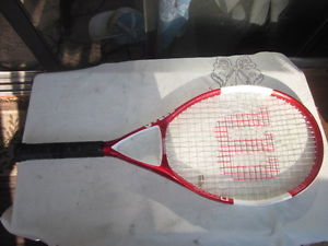 WILSON NCODE  N5  OVERSIZE 110 TENNIS RACQUET 4-3/8 HS3 "EXCELLENT"