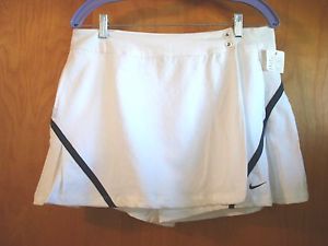 NEW Nike Dri-Fit White Tennis Skirt Skort with Pockets NWT Sizes 6 10 12 NWT