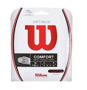 Wilson Optimus 16 Tennis String, Red, 3 Packages of String, NWT