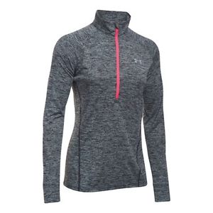 Under Armour Tech Manga larga con 1/2 Cremallera Mujer negro 1270525-005
