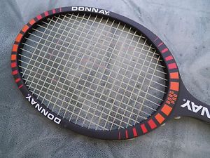 Vintage Wood Donnay Borg Pro Racket with Head Cover  Made in Belgium  4 Light