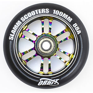 Slamm Orbit 100mm Roue De Scooter - Néochrome