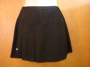 NEW Bolle High Performance Tennis Skirt Pleated BLACK Size Small NWT