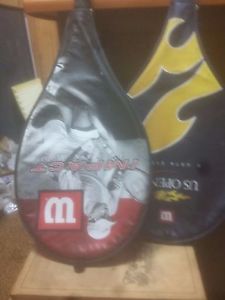 Wilson Impact L3/4 3/8 Titanium & US Open L4/4 1/2 Titanium Tennis Racquet