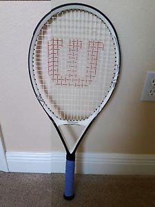 Wilson Black Whisper Tennis Racquet 4 1/8 Grip Excellent Condition!!