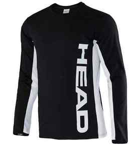HEAD Movimiento Manga larga Hombres negro 811224