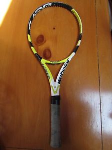 Babolat Aero Pro Drive Cortex 100 head Tennis Racquet 4 3/8 grip (used)