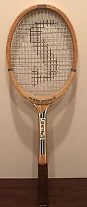Vtg 1960s Pancho Gonzales Signature Tennis Racquet French Ash Frame 4 1/2 Wood