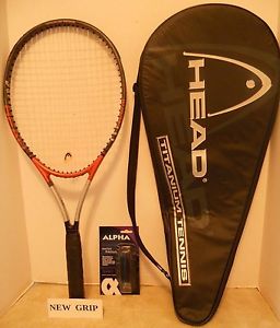 Head Ti Radical OS 107 Tennis Racquet 4 12 - NEW GRIP - Made in Austria - Agassi