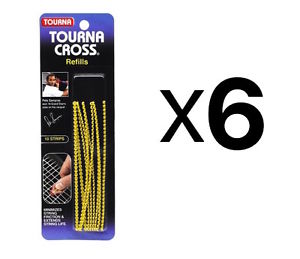 Unique Tourna Cross Sampras Tennis Racquet String Saver-Refills-10 Pack (6-Pack)