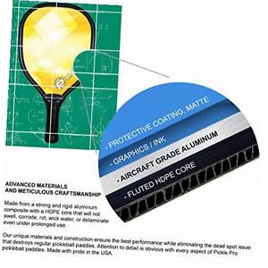 Pickle Pro Composite Pickleball Paddle Yellow