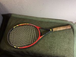 WILSON HYPER CARBON 6.0 PRO STAFF 95 MIDPLUS TENNIS RACQUET GRIP 4 1/2 L4