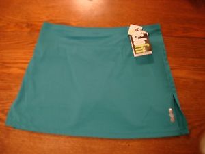 NEW Jofit Tennis Skirt Skort Teal Green Size Large L NWT MSRP $56