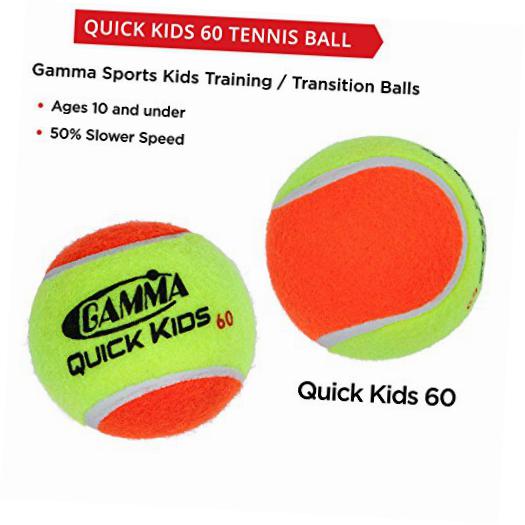 Sports Quick Kids 60 Low Bounce Training and Practice Transition Tennis Ba