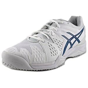 Asics Gel-Resolution 6 Grass Men's White Blue Athletic Tennis Shoes
