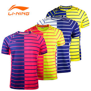 2017 New Li Ning men's Tops table tennis clothing Badminton Only T-shirt